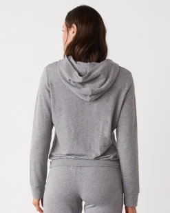 MONROW Supersoft Pullover Hoody DARKHEATHER Discount